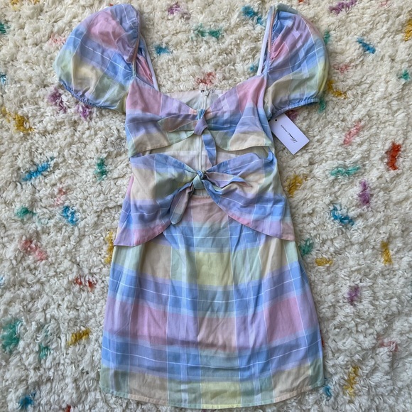 Lovers + Friends | Revolve | Corbin Pastel Plaid Dress NWT - Picture 11 of 12